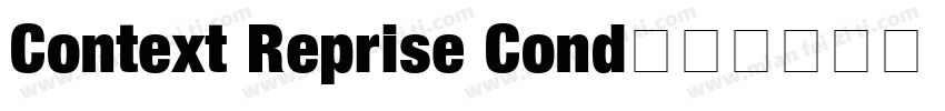 Context Reprise Cond字体转换
